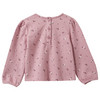 Mädchen Langarmshirt mit Blümchen-Print