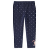 Mädchen Sweatleggings mit Bären-Motiv