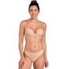 Naadloze damesslip in basic-look