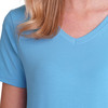 Damen T-Shirt mit V-Ausschnitt