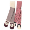 2 Baby Frottee-Strumpfhosen mit Muster