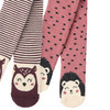 2 Baby Frottee-Strumpfhosen mit Muster