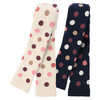 2 Mädchen Frottee-Leggings mit Punkten