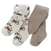 2 Baby Strumpfhosen mit Bio-Baumwolle