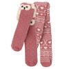 2 Baby Frottee-Strumpfhosen mit Muster 