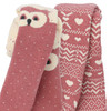 2 Baby Frottee-Strumpfhosen mit Muster 
