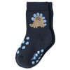 2 Paar Baby Krabbelsocken mit Dino-Motiv 