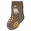 2 Paar Baby Krabbelsocken mit Dino-Motiv 