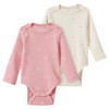 2 Baby Bodys mit Bio-Baumwolle