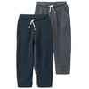 2 baby joggingbroeken in wafel piqué