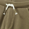 2 baby joggingbroeken in wafel piqué