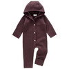 Baby Wollwalk-Overall mit Umschlagbündchen
