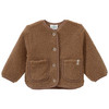 Baby Teddyjacke mit Knopfleiste