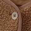 Baby Teddyjacke mit Knopfleiste
