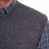 Herren Strickpullunder mit Woll-Anteil