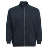 Herren Sweatjacke mit Stehkragen dunkelblau