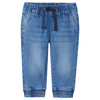 Baby Pull-on-Jeans mit Tunnelzug