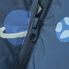 Jungen Pufferjacke mit Weltraum-Allover