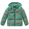 Jungen Pufferjacke mit Dackel-Allover