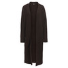 Damen Strickjacke im Long-Style dunkelbraun