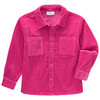 Overshirt voor meisjes van corduroy roze