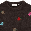 Gebreide trui met bloemen allover Meisjes