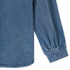 Jeansblouse voor meisjes met drukknopen