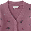 Meisjesvest met bloemenstiksel