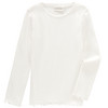 Mädchen Langarmshirt in Rippstruktur