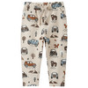 Baby joggingbroek met all-over voertuigen