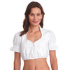 Damen Dirndl-Bluse mit Spitze