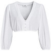 Dames dirndl-blouse effen kleur