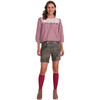 Damen Lederhose mit Stickereien