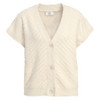 Gebreid damesgilet met knoopsluiting