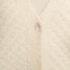 Gebreid damesgilet met knoopsluiting