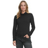 Dames-shirt met lange mouwen en col