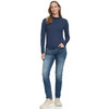 Damen Langarmshirt mit Rollkragen