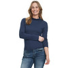 Damen Langarmshirt mit Rollkragen