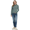 Damen Langarmshirt mit Rollkragen