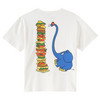 Die Maus T-Shirt mit Rücken-Print cremeweiss