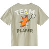 Die Maus T-Shirt mit Rücken-Print oliv