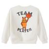 Die Maus Sweatshirt mit Rücken-Print cremeweiss