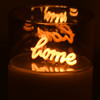 LED Kerze mit Home-Schriftzug