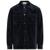 Heren corduroy overhemd in effen kleur