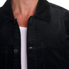 Heren corduroy overhemd in effen kleur