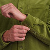 Herencordshirt in effen kleur