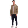 Herencordshirt in effen kleur