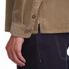 Herencordshirt in effen kleur