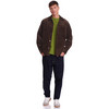Heren corduroy overhemd in effen kleur