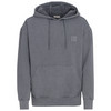 Herenhoodie in used look donkergrijs
